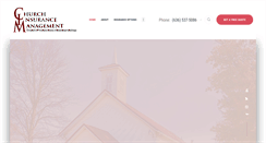 Desktop Screenshot of churchinsurancemanagement.com